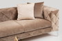 Atelier Del Sofa Como - Sofá de 4 plazas Crema oscuro